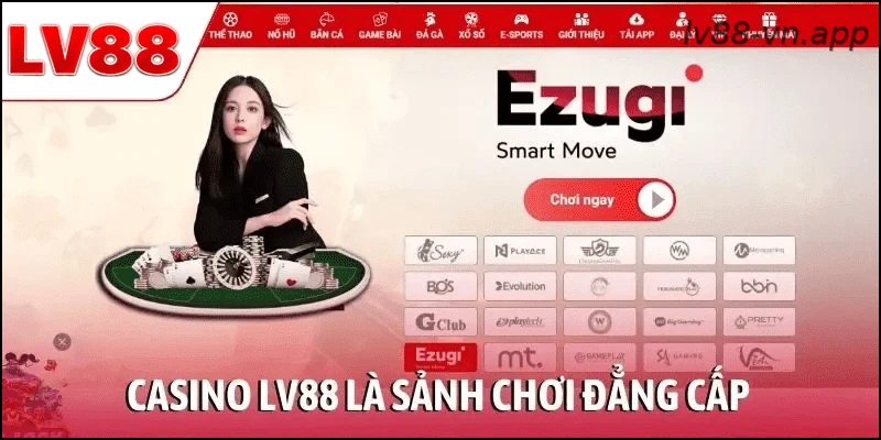 Casino LV88 là sảnh chơi đẳng cấp