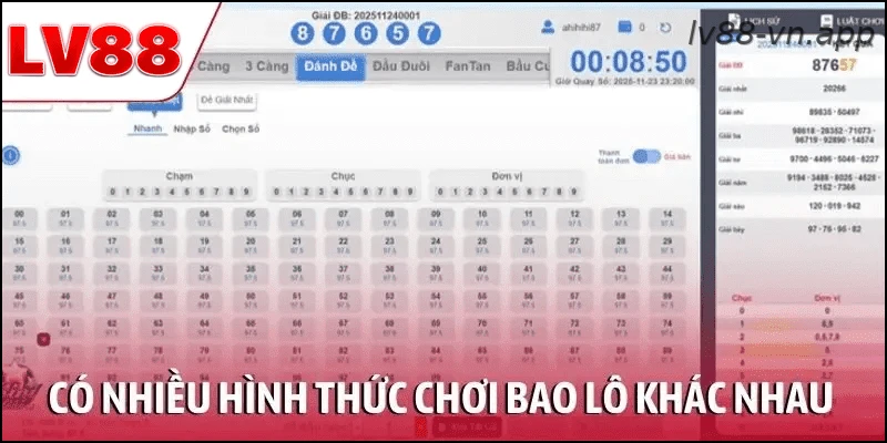 Có nhiều hình thức chơi bao lô khác nhau phổ biến